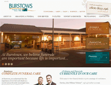 Tablet Screenshot of burstows.com.au